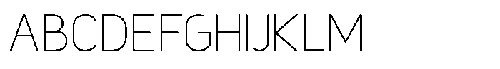 Gilox Light Font UPPERCASE