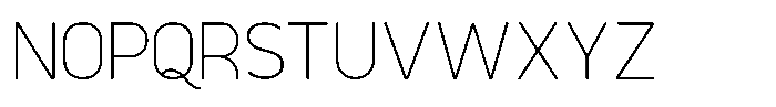 Gilox Light Font UPPERCASE