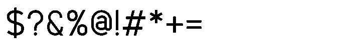 Gilox Regular Font OTHER CHARS