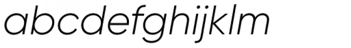 Gilroy Light Italic Font LOWERCASE
