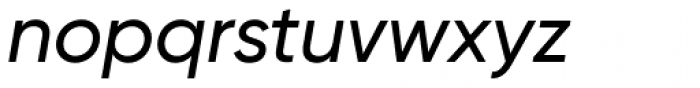 Gilroy Medium Italic Font LOWERCASE