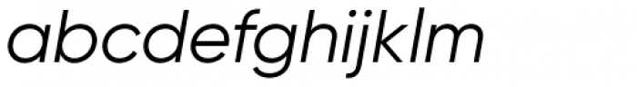Gilroy Regular Italic Font LOWERCASE