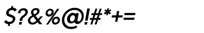 Giltheads Neue Semi Bold Italic Font OTHER CHARS