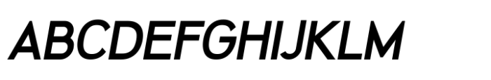 Giltheads Neue Semi Bold Italic Font