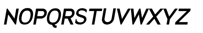 Giltheads Neue Semi Bold Italic Font UPPERCASE