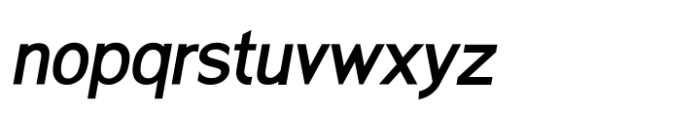 Giltheads Neue Semi Bold Italic Font LOWERCASE