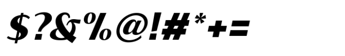 Giltune Extra Bold Italic Font OTHER CHARS