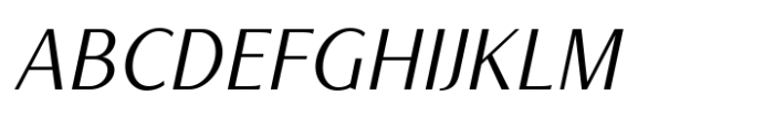 Giltune Extra Light Italic Font UPPERCASE