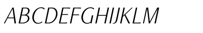 Giltune Thin Italic Font UPPERCASE