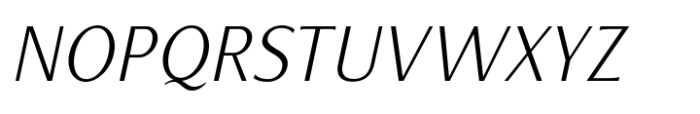 Giltune Thin Italic Font UPPERCASE