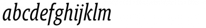 Gimbal Egyptian Compressed Italic Font LOWERCASE