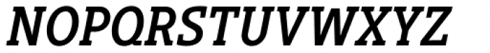 Gimbal Egyptian Condensed Medium Italic Font UPPERCASE