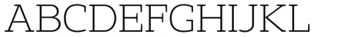 Gimbal Egyptian Extended Light Font UPPERCASE