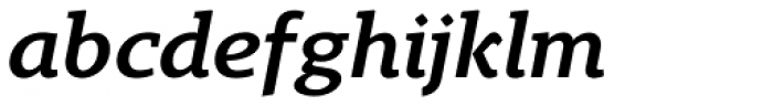 Gimbal Egyptian Extended Medium Italic Font LOWERCASE