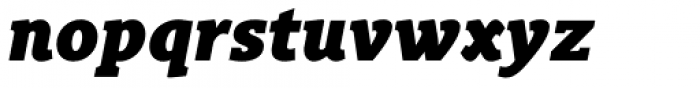 Gimbal Egyptian Heavy Italic Font LOWERCASE