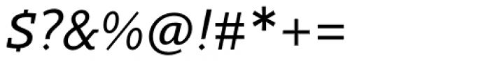 Gimbal Egyptian Italic Font OTHER CHARS