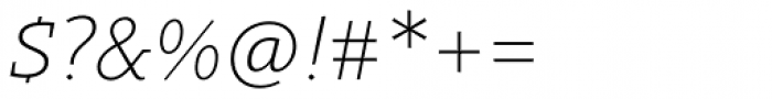 Gimbal Egyptian Light Italic Font OTHER CHARS