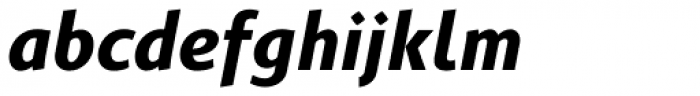 Gimbal Grotesque Bold Italic Font LOWERCASE