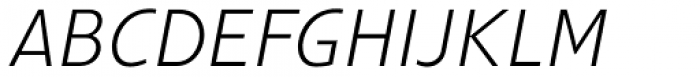 Gimbal Grotesque Book Italic Font UPPERCASE