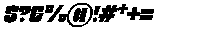 Gimora Bold Italic Font OTHER CHARS