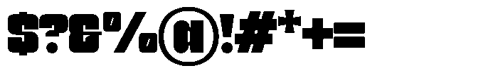 Gimora Bold Font OTHER CHARS