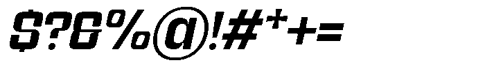 Gimora Italic Font OTHER CHARS