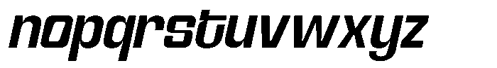 Gimora Italic Font LOWERCASE