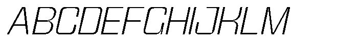 Gimora Thin Italic Font UPPERCASE