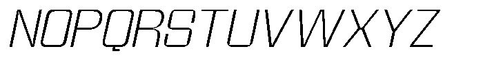 Gimora Thin Italic Font UPPERCASE