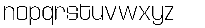 Gimora Thin Font LOWERCASE