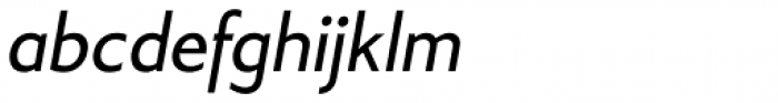 Gina Medium Italic Font LOWERCASE