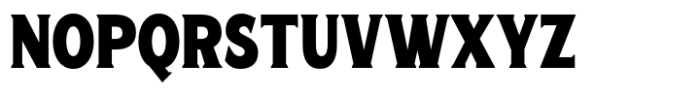 Ginder Semi Condensed Font UPPERCASE