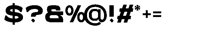 Giner Modern Bold Font OTHER CHARS
