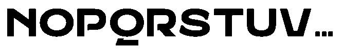 Giner Modern Bold Font LOWERCASE