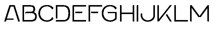 Giner Modern Extralight FONT