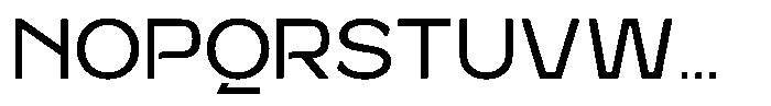 Giner Modern Light Font LOWERCASE
