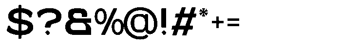 Giner Modern Medium Font OTHER CHARS