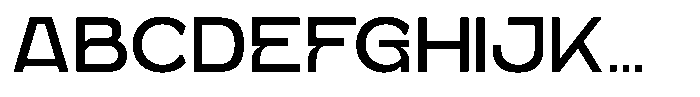 Giner Modern Regular Font UPPERCASE