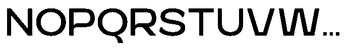 Giner Modern Regular Font UPPERCASE