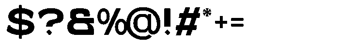 Giner Modern Semibold Font OTHER CHARS