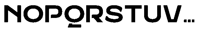 Giner Modern Semibold Font LOWERCASE