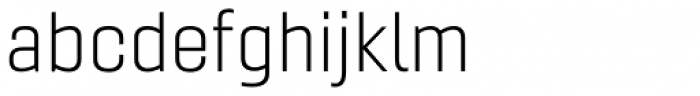 Gineso Extended Light Font LOWERCASE