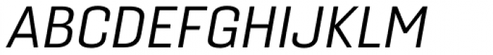 Gineso Extended Regular Italic Font UPPERCASE
