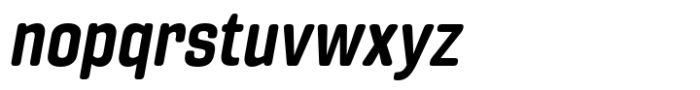 Gineso Soft Cond Ex Bold Italic Font LOWERCASE