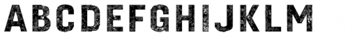 Gineso Titling Halftone Black Font LOWERCASE