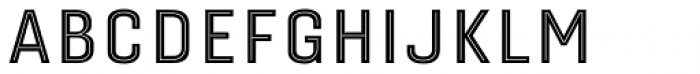 Gineso Titling Inline Medium Font LOWERCASE