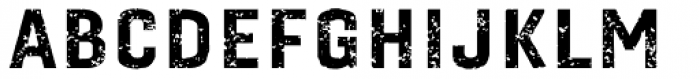 Gineso Titling Rough Black Font UPPERCASE
