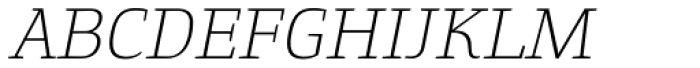 Gingar Thin Italic Font UPPERCASE