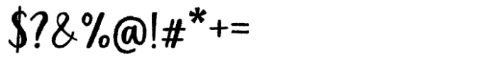 Ginger Mate MS Little Bro Font OTHER CHARS