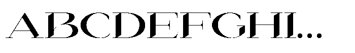 Ginka Font UPPERCASE